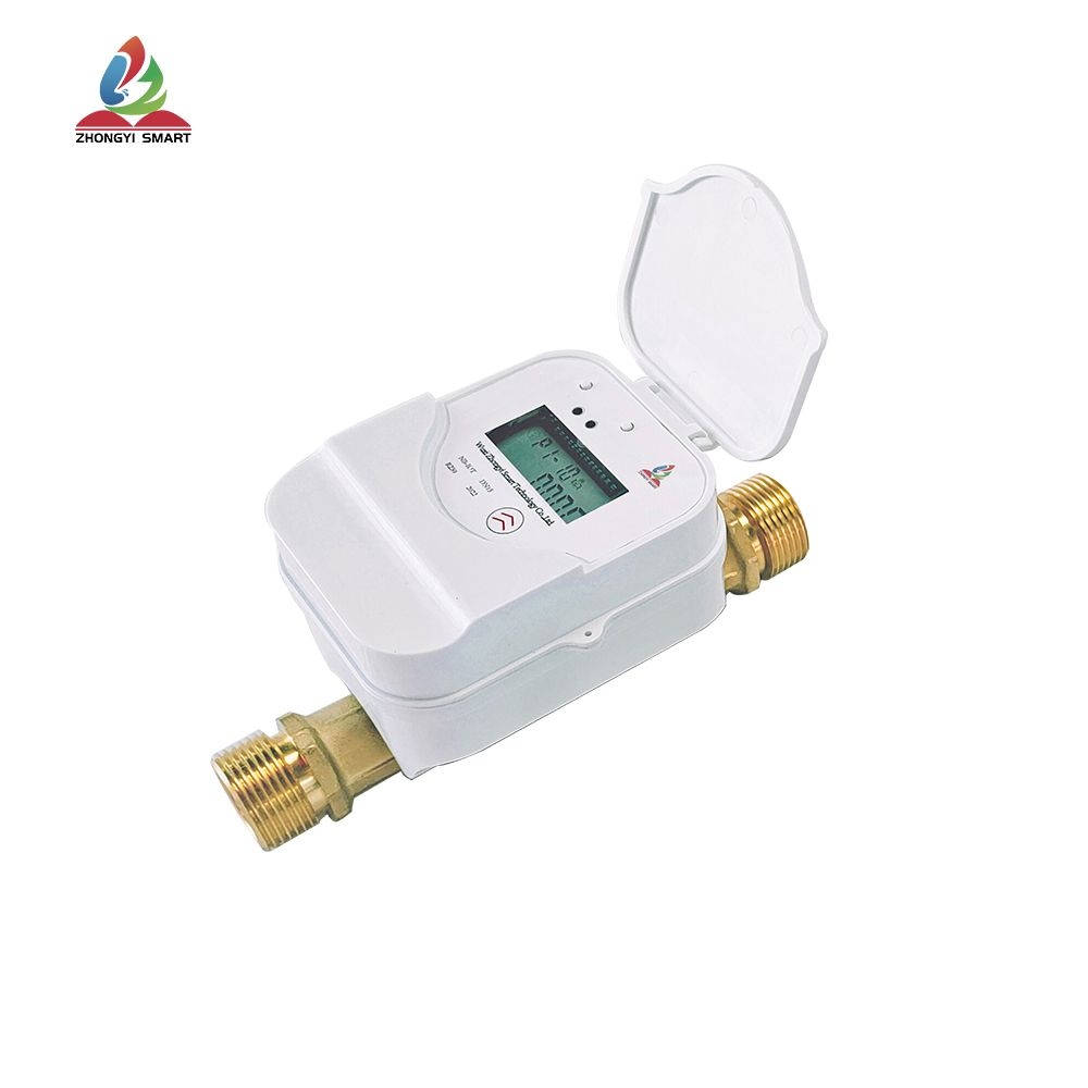 Smart ultrasonic non valve controlled water meter