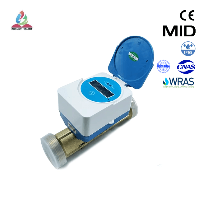 Smart ultrasonic non valve controlled water meter