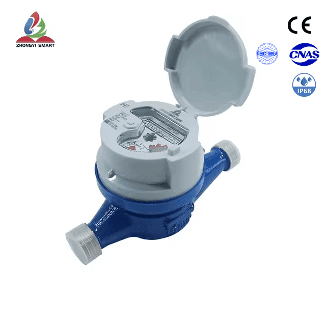 Contador de agua por pulsos no magnético de chorro múltiple