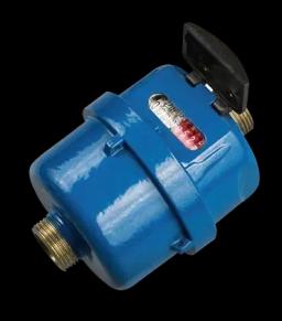 How does a volumetric water meter work?