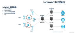 How is LoRaWAN network architecture structured?